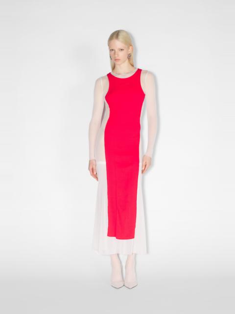 THE LONG RED PETIT GRAND DRESS