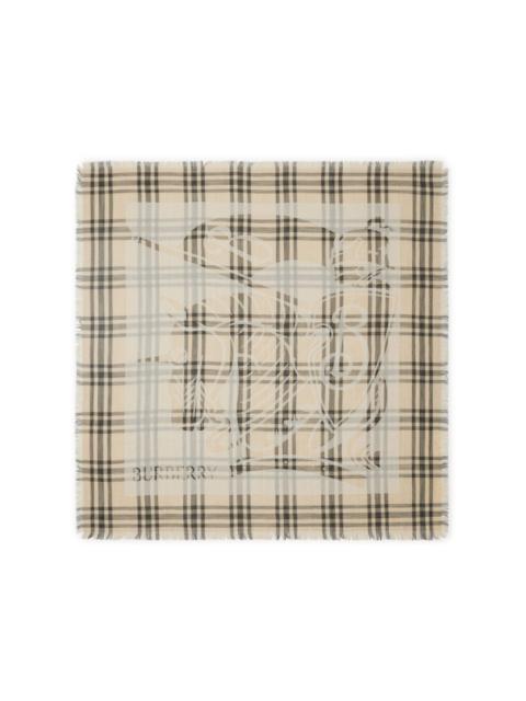 Burberry EKD Check scarf