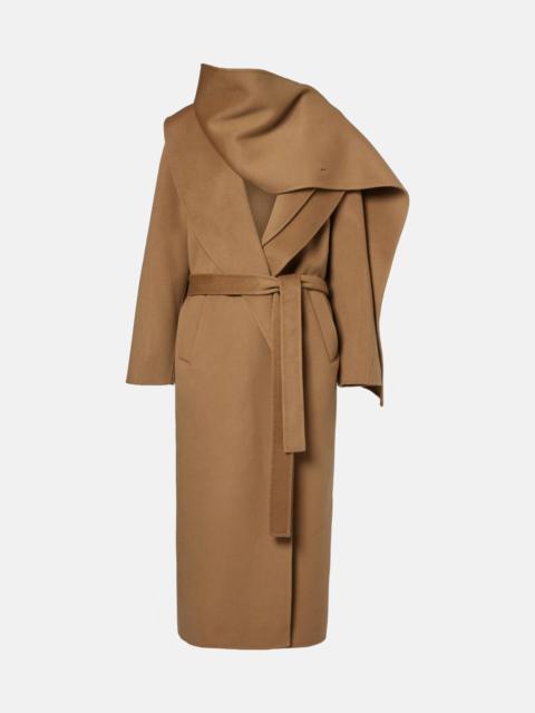 RÓHE Scarf-detail wool and cashmere wrap coat