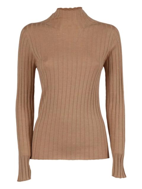 PESERICO ribbed knitted sweater