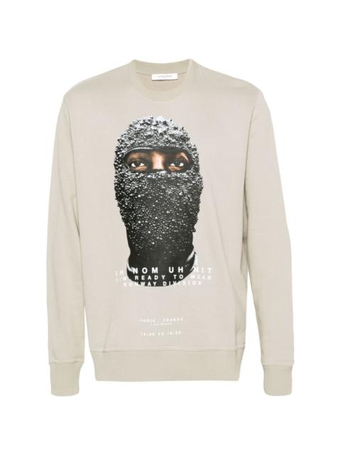 Black Mask-print sweatshirt