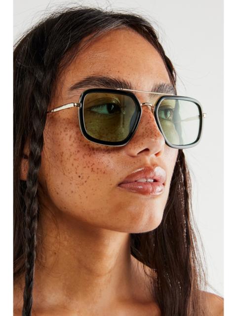 FREE PEOPLE Luna Classic Aviator Sunglasses