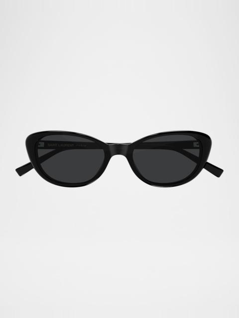 SAINT LAURENT 52mm Acetate Cat-Eye Sunglasses