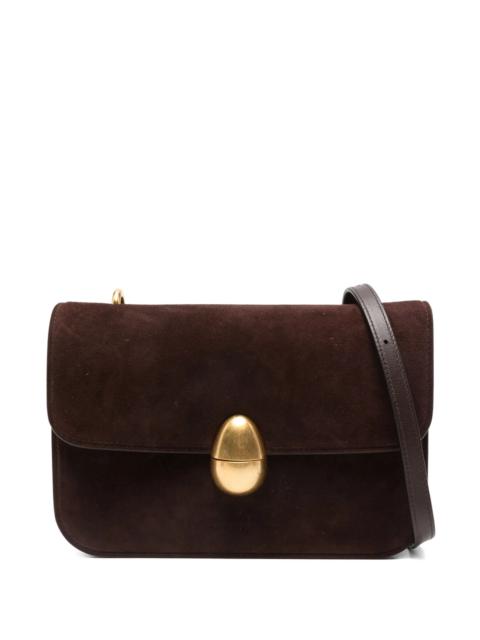 NEOUS Neous Suede Clasp-fastening Shoulder Bag
