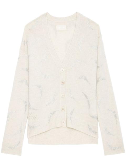 Zadig & Voltaire Mirka Strass Wings cardigan