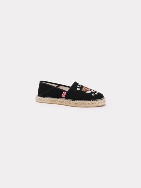 'KENZO Lucky Tiger' special fit embroidered canvas espadrilles