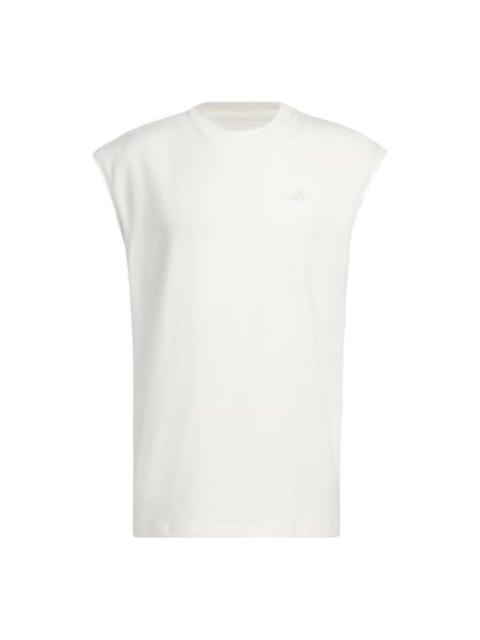 adidas adidas Select Warm-Up Tank Top Logo 'White' IM4219