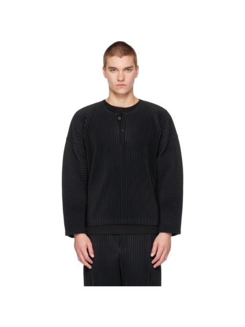 ISSEY MIYAKE Black Monthly Colors September Shirt