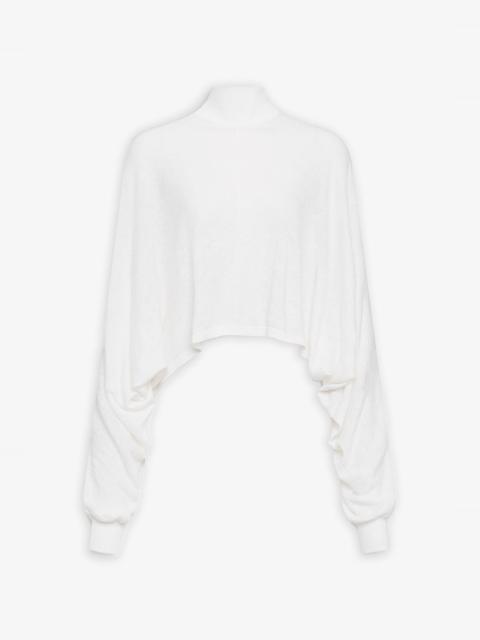 Alaïa Batwing white jumper
