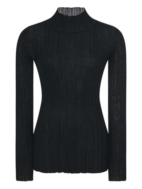ROSETTA GETTY plisse turtleneck sweater