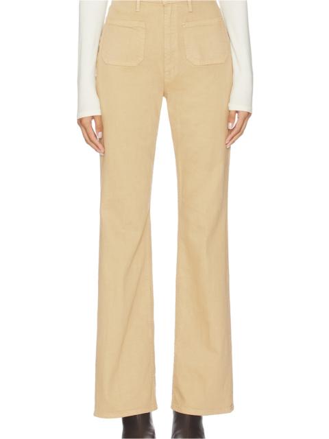 MOTHER High Waisted Patch Pocket Bookie Sneak Jeans