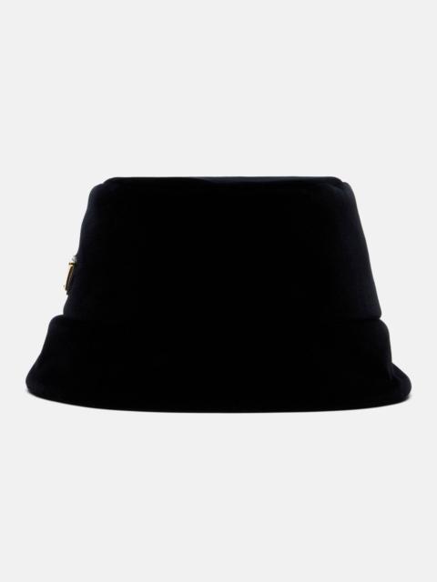 Prada Cotton velvet bucket hat