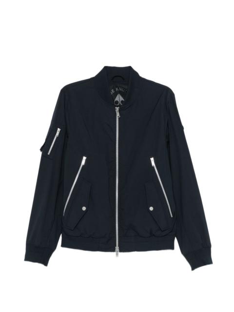 MOOSE KNUCKLES zip-pocket bomber jacket