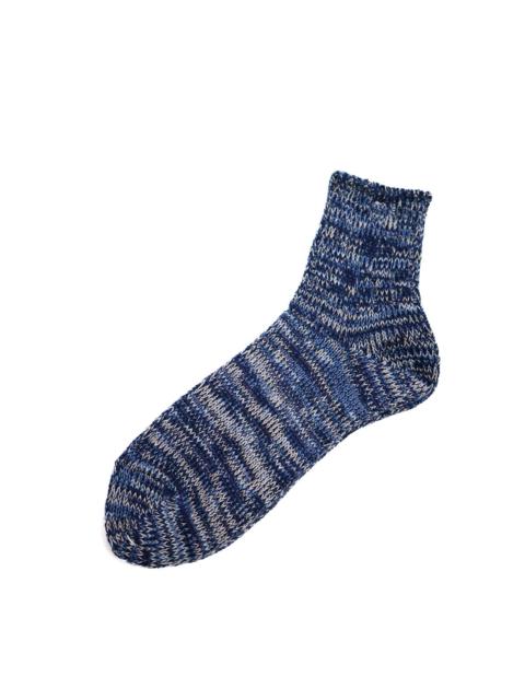 ANONYMOUSISM 5 Color Mix Quarter Sock Navy