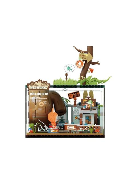 POP MART Pop Mart Pop Blocks Labubu The Monsters Forest Secret Base Series Blocks Rolling Gems P10001 Buildin