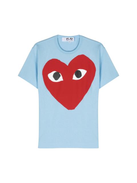 heart-print cotton T-shirt