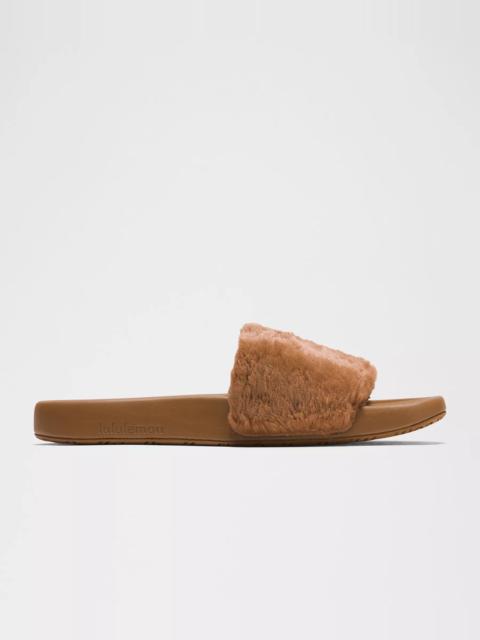 lululemon Women's Restfeel Faux Fur Slide