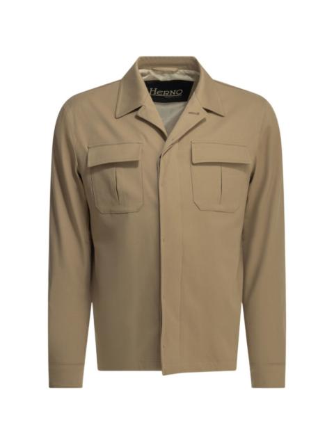 Herno flap-pocket jacket