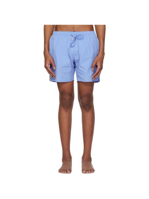 BOSS Blue Signature Stripe Swim Shorts