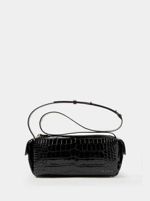 SUNNEI LABAULETTO BAG / black croco