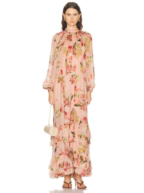 HEMANT & NANDITA Ayla Floral Maxi Dress