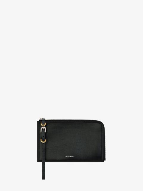 VOYOU POUCH IN LEATHER