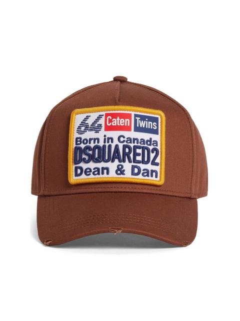DSQUARED2 logo-patch baseball cap