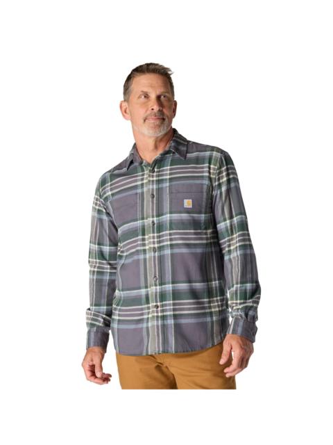 Carhartt Rugged Flex™ Relaxed Fit Midweight Flannel Long-Sleeve Plaid Shirt