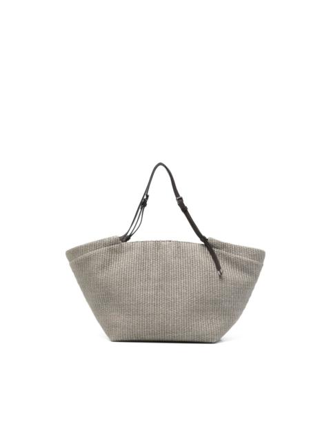 Brunello Cucinelli woven tote bag