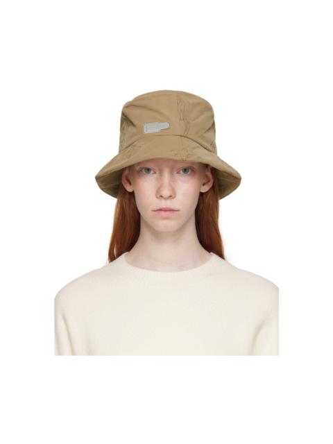FENG CHEN WANG Khaki Quilted Bucket Hat