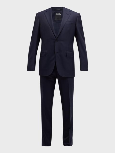 ZEGNA Men's 15milmil15 Micro-Check Wool Suit