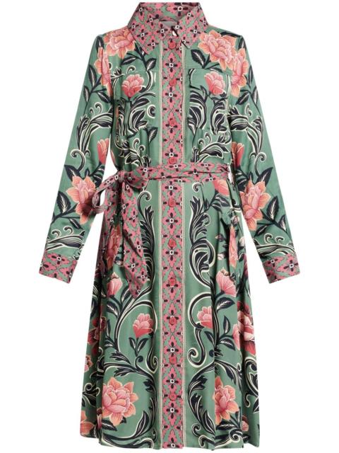FARM RIO floral-print midi dress