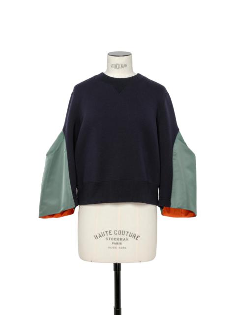 sacai Nylon Twill x Sponge Sweat Pullover