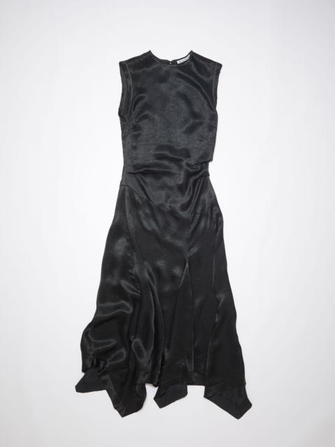Satin dress - Black