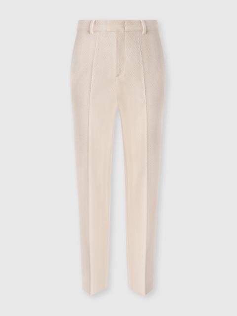 Missoni Classic trousers in cotton and viscose with tone-on-tone zigzag pattern