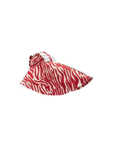 THE ATTICO RED AND MILK CAMPER CAP