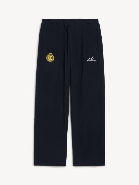 BALENCIAGA Men's Soccer Baggy Sweatpants in Black