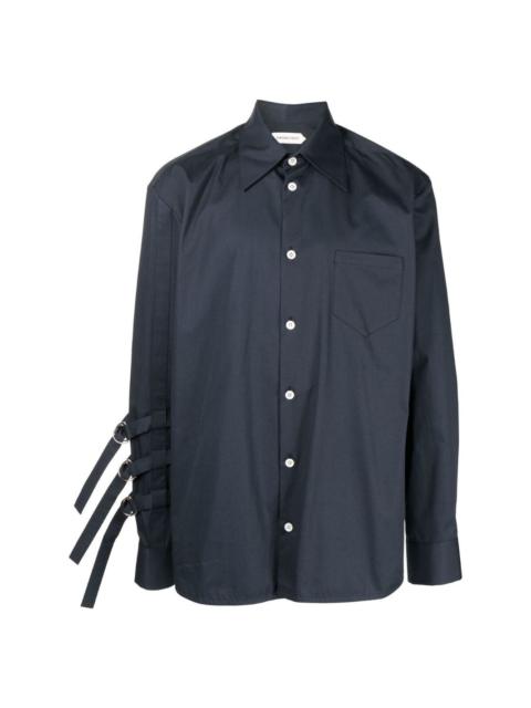 NAMACHEKO buckle-sleeve detail shirt