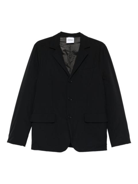 Aspesi notched black jacket