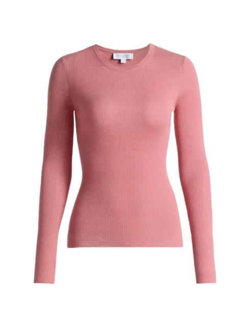 MICHAEL KORS COLLECTION Women's Hutton Ribbed Cashmere Sweater - Guava