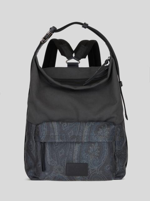 Etro COLOUR BLOCK PAISLEY BACKPACK