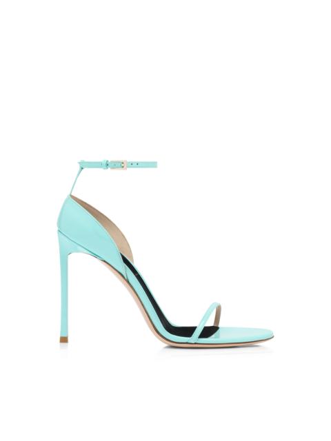 TOM FORD PATENT LEATHER VERTIGO ANKLE STRAP SANDAL