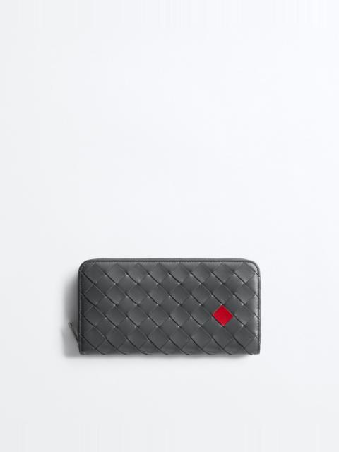 Bottega Veneta Intrecciato Zip-Around Wallet