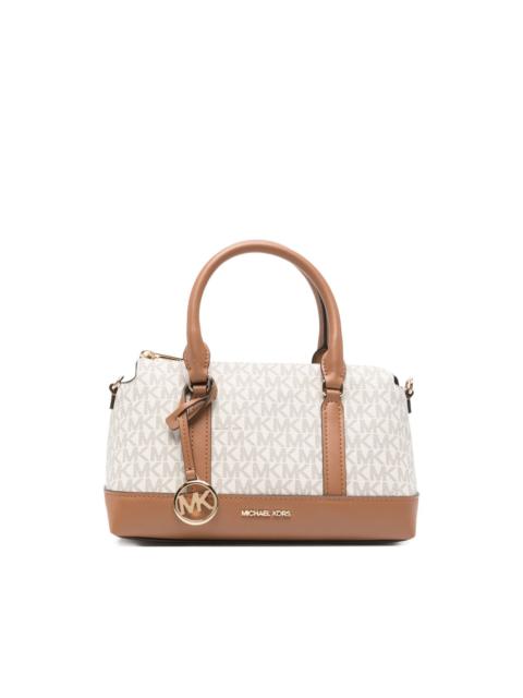 MICHAEL KORS small Andie logo-charm tote bag