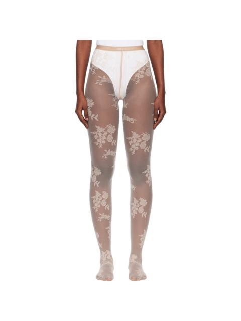Valentino Beige Lycra Tights