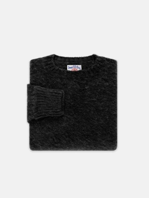 J. PRESS MADE-IN-SCOTLAND CHARCOAL SHAGGY DOG SWEATER - CLASSIC FIT