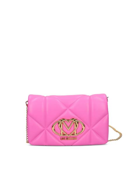 Moschino quilted satchel bag