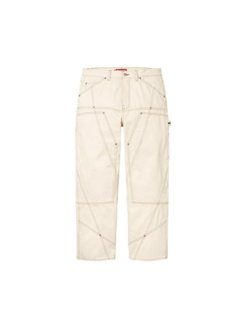 Supreme Supreme 'Contrast Stitch' Double Knee Pants (Natural) SS26