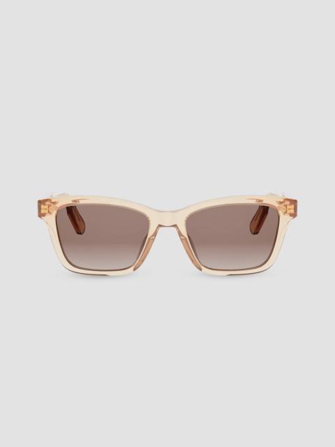 Dior Women's DioRibbon S2I 53MM Rectangular Sunglasses - Orange