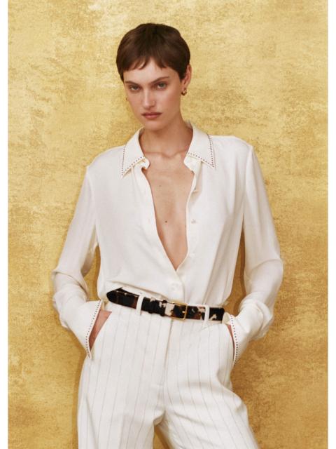 ME+EM Embellished Tux Shirt